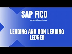 SAP FICO Leading & Non Leading Ledger New GL