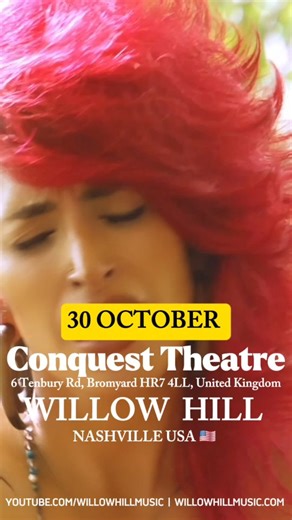 Thursday from Nashville USA! Willow Hill at Conquest Theatre! Limited Tickets 🎟 available! #Bromyard #ukmusic #whatson #countrymusic #livemusic #concert #Nashville #willowhill | Willow Hill