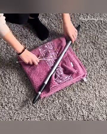 388K views · 1.5K reactions | How to make a mop head out of an old towel? 朗粒 | Handimania | Facebook