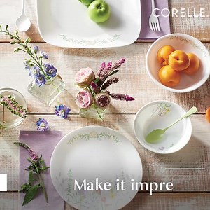 18 reactions | Turn any normal meal at home into a lavish spread.​​ It's time to shine and showcase your luxurious hosting style with Corelle's collection.​ #beautiful #stylish #longlasting #SavourLuxury #Lavish #Hosting #Dining #CorelleCollection | Corelle Brands India | Facebook