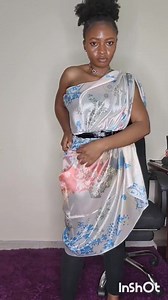 Trending way to turn a silk scarf to an outfit 🥰 #outfitideas #outfitinspo #outfitinspiration #outfitoftheday #fypシ゚ #viralvideo | Natural & Beautiful