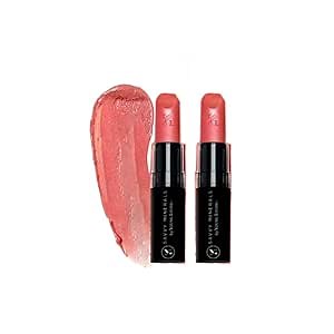Savvy Minerals Tangerine Infused Lipstick, Vegan, It Girl, (Pack of 2)
