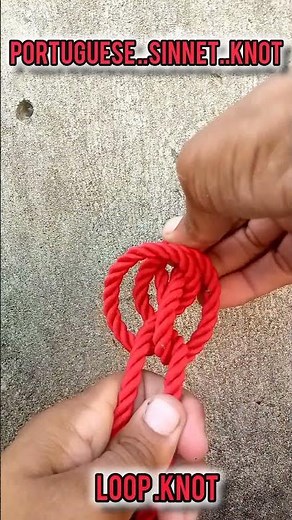#Portuguese Sinnet Loop Knot | Easy Decorative Loop Knot Tutorial