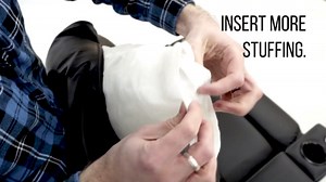 Octane Seating Recliner Neck Rest Pillow | Carbon Gray Microfiber