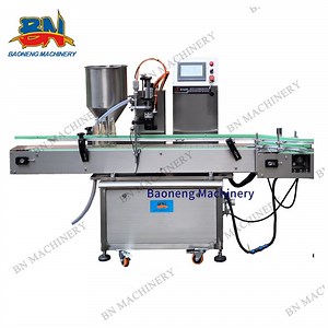 [Hot Item] Economical 1-Head Bottle Liquid Cream Shampoo Filling Machine with Servo Pump Filling Capping