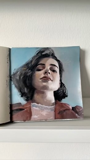 A vibrant alla prima portrait that comes alive with expressive brushstrokes and bold colors right in a sketchbook. There’s a unique satisfaction in capturing life on the page, with subtle temperature shifts turning the form, adding depth and immediacy to this moment. Via: @paolaportfolio 🖼 Artwork: Oil Portrait on Gessoed Paper Art by: @andreasliss Remarks by: @lutherpaola #artworkanalysis #paolaluther Art Lessons: @therealatelier 🎨 | Paola Luther