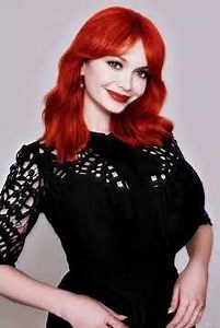 AI - Christina Hendricks - Black dress #3 - Slow mo