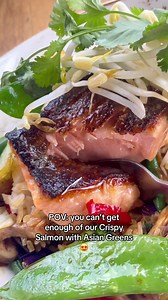 POV: You’re at The Groove Train and eyeing down our Crispy Salmon with Asian Greens  | The Groove Train | Facebook