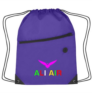 [Hot Item] Custom Logo Casual Gym Shopping Draw String Backpack