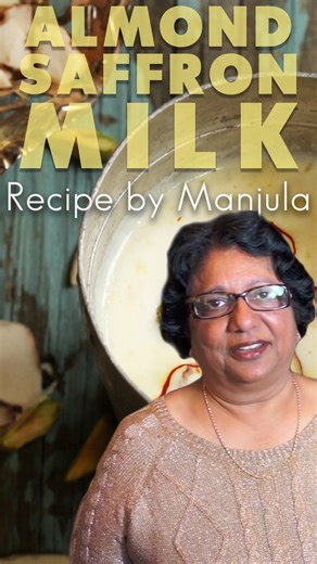 6K views · 77 reactions | Almond Saffron Milk (Badam Milk) Recipe by...