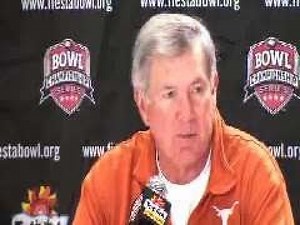 Fiesta Bowl Press Conference with Mack Brown