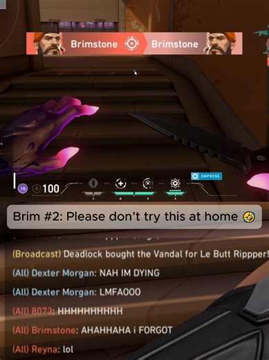 Brimstone Ultimate Defuse Trick in Valorant