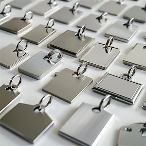 [Hot Item] Zinc Alloy Key Holder Keyring Sublimation Blanks Custom Engraved Laser Logo Metal Key Chain Keychain