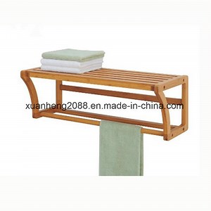 [Hot Item] Bamboo Clothes Drying Rack Fold-Able Hanging Clothes Rack
