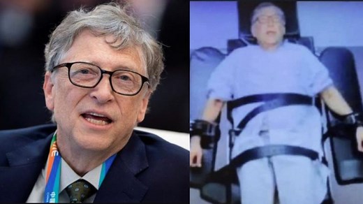 Bill Gates arrested for crimes against humanity? Truth behind viral picture of Gates strapped on bed revealed