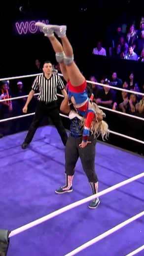 Pep Riley SQUASHED! | Episode 70 Highlights | #reels | Women Of Wrestling . . . . . . #womenswrestling #professionalwrestling #Wow #womenofwrestling #pepriley #arielsky #samanthasmart #gijane #coachcampanelli | WOW Superheroes