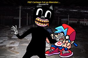 FNF Cartoon Cat as Monster (Full Week Release) Mod for Friday Night Funkin' | FNF Mods