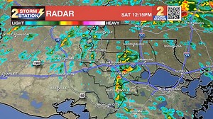 Clusters of showers and thunderstorms have shown signs of 40mph wind gusts, small hail and even funnel clouds, but none have reached severe limits. The atmosphere will remain volatile and supportive of severe weather through this evening, so continue to have access to alerts. | WBRZ Weather