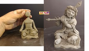 Bal Gopal Making Easy Process Sagar Art Tech | Art Tech