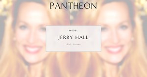 Jerry Hall Biography | Pantheon