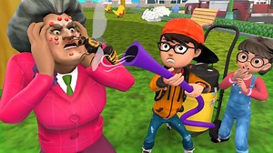 Scary Teacher 3D - Rescue Miss T From Naughty Giant Hornet - Nick and Tani - BuzzFamily Animation | ScaryTeacher3D