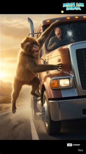 बंदर और ट्रक की कहानी ✅🔥✅#viral #reels #trending #cartoon