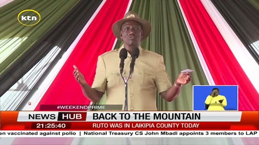 5.6K views · 104 reactions | President Ruto returns to Mt Kenya region warning against land fragmentation #WeekendPrime @Ashleymazuri | KTN News Kenya | Facebook