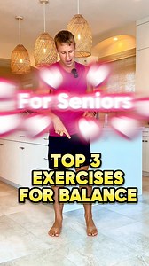 My top 3 exercises for balance improvement! For seniors, older adults and beginners. #seniorfitness #fitnesstips #fallprevention #balance #noequipmentworkout #safeworkout #bodyweightworkout #bodyweightexercises #homeworkout #beginnerfitness #aginggracefully | Grow Young Fitness