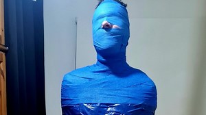 Miss M and mummified man on pole | Clips4sale