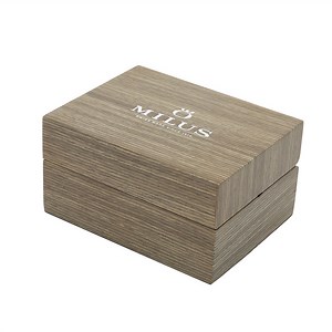 [Hot Item] Green Color Wood Watch Case Storage Packaging Gift Box Removable Insert