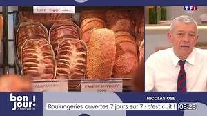 Nicolas ose : Boulangeries ouvertes sept jours sur sept, c'est cuit !