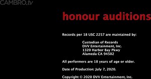 Honour May - Honour Auditions