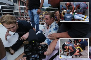Diplo forced to run for cover as 2 shot during his show at Sao Paulo street party