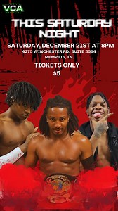 19 reactions · 14 shares | This Saturday night tickets are only $5! #vcawrestling #velocitynetwork #wrestling #memphis | Velocity Championship Action | Facebook