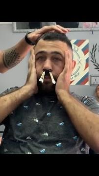 Guy Squirms and Screams While Getting Facial and Nose Hair Waxed - 1072104