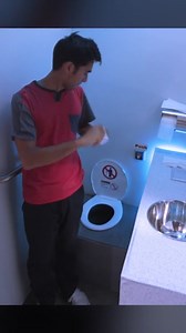 Is anyone else afraid to flush an airplane bathroom? ? | Zach King