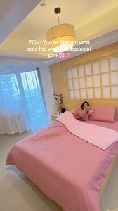 Wrapped in pink sheets and sweet dreams 💖🛌 | HOLA
