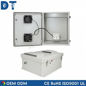 [Hot Item] Custom Sheet Metal Telecom Cabinet Ventilated Outdoor Control Panel Enclosure with Cooling System