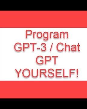 You Can Program ChatGPT /GPT-3 To VERBALLY Chat With You! (Python) #gpt3 #airobot #chatgpt