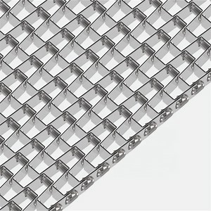 [Hot Item] Stainless Steel Honeycomb Flat Wire Mesh Conveyor Belt with Sprocket Driven for Tin or Canning Washing Industry
