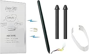 EMR Stylus Pen + Magnetic Snap Hold + Extra Nibs for Marker Remarkable 1 & 2 Tablet Pen Gen 1 & 2, Boox Note Air Pro, iFlytec T1 T2 X1 X2, 4096 Pressure Point Sensitive Technology