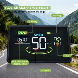 [Hot Item] H6c-2 Uart2 E-Bike Speedometer 24V-60V Waterproof Display
