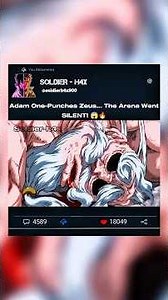 When Adam PUNCHED Zeus… Even the Gods Panicked! 😱🔥 #adam #zeus #shorts