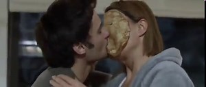 Young boy playing, then kissing old stepmother!