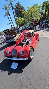 This 1998 Morgan Plus 8 has a sweet interior at the Henderson Hot Rod Days Car Show. Take a look! #carshow #showcar #carcommunity #oldcars #classiccars #classiccar #americana #supershow #classiccarshow #oldschoolcars #coolcars #customcar #carshow2024 Boulder City Cruisin Association | Big Boy Carz