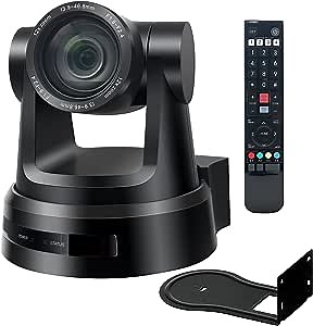 HDMI PTZ Camera,12X Video Conference Camera with 3G-SDI,USB3.0, HDMI and IP Streaming Outputs, AI Tracking,1080P 60fps PoE Supports for Church,Broadcast,Events, Education