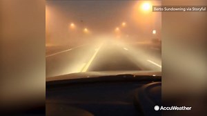 A motorist filmed himself driving through a haboob after a storm hit Tempe, Arizona on Wednesday. Remember! If your visibility is limited, you should always turn on your flashers and pull over during a storm. | AccuWeather