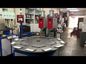 Custom Made Rotary Indexer Integrated With Ultrasonic Welding
