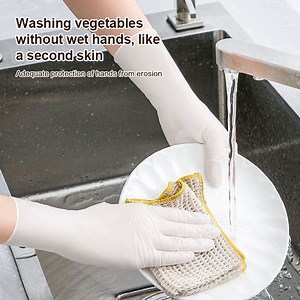 [Hot Item] Premium Natural Latex Exam Gloves - Powder-Free, Ambidextrous Fit with Textured Fingertips - Comfortable & Elastic for Medical, Dental & Food Service