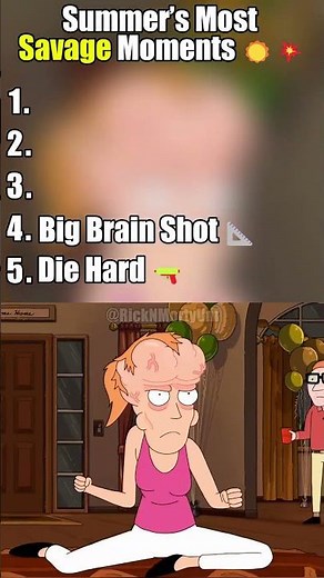 Top 5 Badass Summer Smith Moments | Rick and Morty 🔥 #rickandmorty #top5 #animation